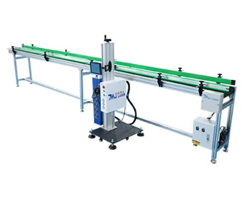 榴蓮傳送帶自動激光打碼機